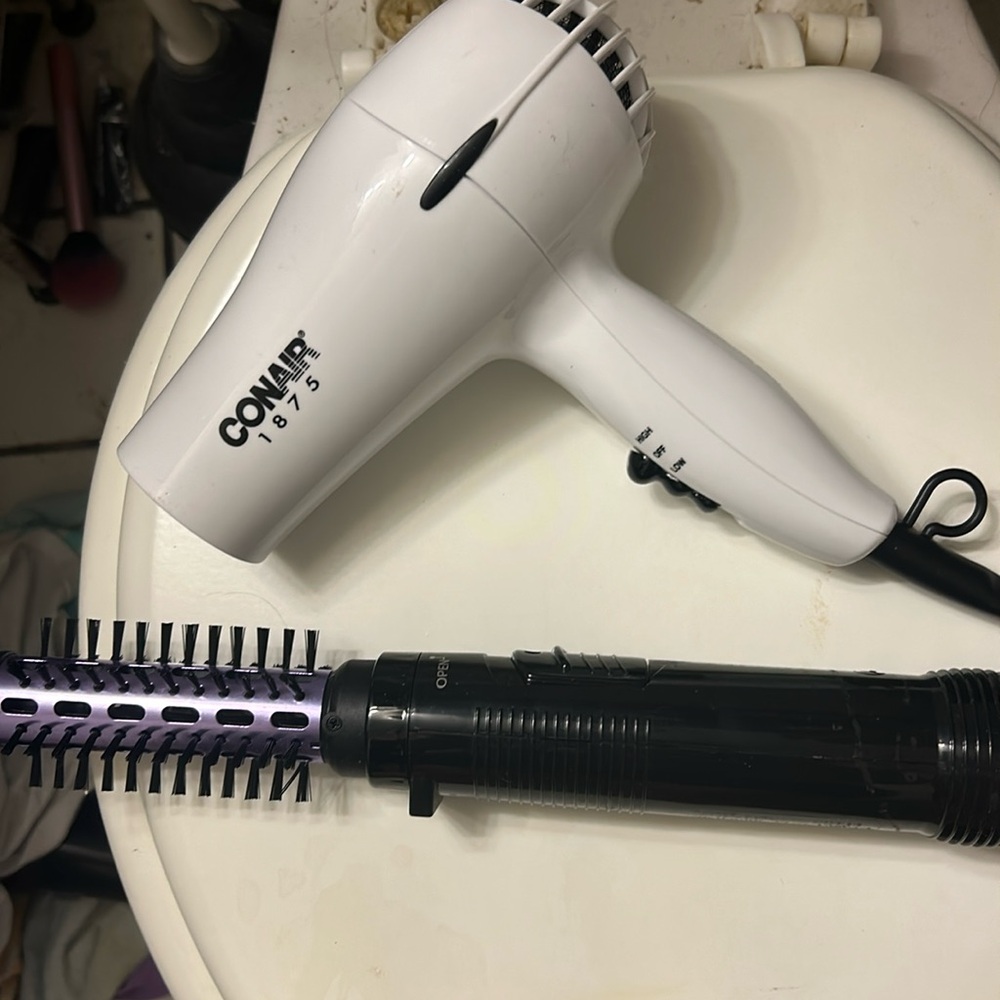 Hair dryer and curling iron